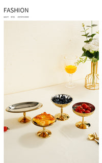304 Stainless Steel Dessert Bowl with Stem