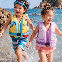 Safe Kids Swim Vest Sleeveless Kids Flotation Vest Thickened Swim Instructor Secure for Toddlers
