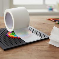 Extra Wide High-Tack Masking Tape for DIY Crafts and High-Temperature Applications
