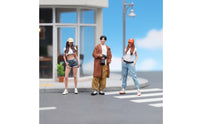 Collectible Gift Travel Photography Doll Set Layout Prop 1:64 Scale Doll Set Painted Finish Mini Travel Photo Figures Vivid Pose for Collectors, Model Hobbyists, Display, Scene Display, Desk Decor