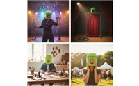 Novelty Trash Bin Hat Funny Trash Can Costume Hilarious Soft Fabric Hat Embroidered for Adults, Teens, Cosplay, Photo Shoots, Stage Performances