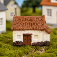 miniature house figurines
