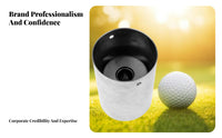 Long-Lasting Golf Hole Cup Practice Anytime Stainless Steel Golf Cup Drainage Holes for Backyard