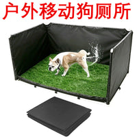 Portable Folding Dog Toilet with Artificial Grass for Outdoor Use