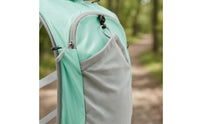 Lightweight Running Vest Backpack Reflective Strips Mesh Back Vest Backpack Zippered Pocket Athletic Pack Stretch Pockets for Hiking