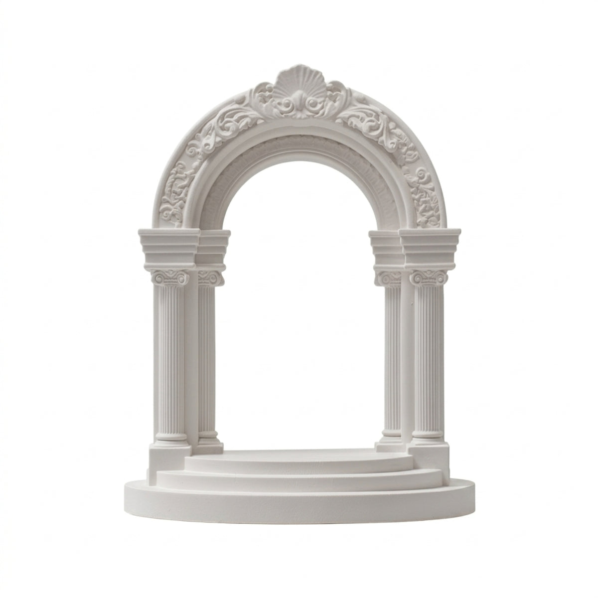 Waterproof Roman Column Aquarium Decor Realistic Roman Column Aquarium Ornament Small Miniature Archway Decorative for Tabletop Display
