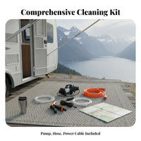 12V Car Washer Kit Portable High Pressure Cleaning Pump Kit Multi-Purpose