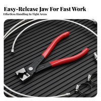 Urea Pipe Pliers High Carbon Stainless Alloy Line Disconnect Pliers Car Petrol Pipe Removal Tool for DIY Enthusiasts, Mechanics, Auto Repair Shop