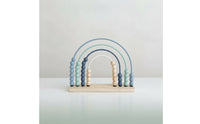 Educational Wooden Abacus Minimalist Rainbow Abacus Early Math Wooden Bead Toy Fine Motor for Children, Classroom