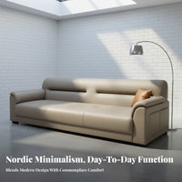 claw-withstandant withstandant Straight-Line Chaise Sofa Nordic design Sectional with Chaise Lounge Small Space suitable for Living Room Furniture Minimalist Design for Apartment Dwellers, Pet Owners, Homeowners, Home, Movie evenings, Gaming gatherings