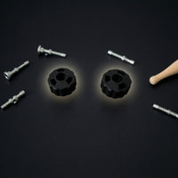 2 Pieces Cymbal Installation Caps Cymbal Stand Tops Ridged Music Accessories