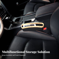 Leather Seat Space Organizer Multi-Functional Crevice Storage Box Large Capacity Console Side Storage Box