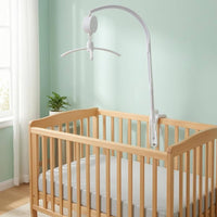 Clamp Base Baby Crib Mobile Stand ABS Plastic Melody Box Hanger Stand White for Babies