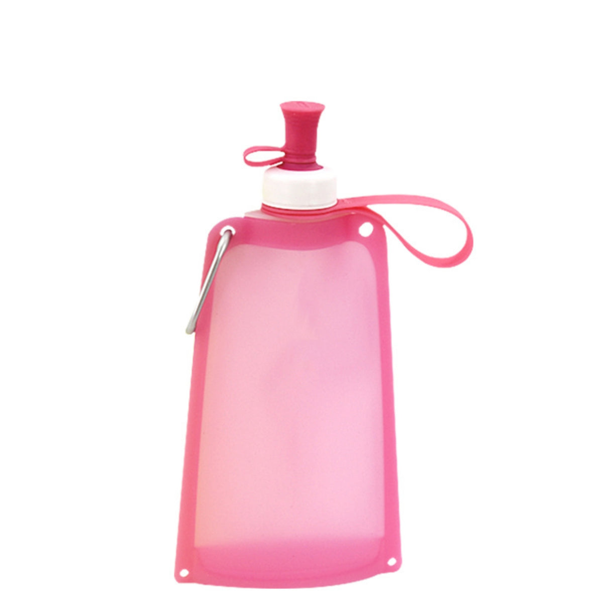 Collapsible Bottle with Carabiner Travel-Friendly for Hikers