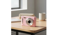 1080P HD Recording Retro CMOS Camera Anti-Vibration Compact Digital Camera Built-in Flash Photography Equipment 50 Megapixels for Students, Teens, Beginners, Travel