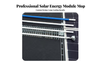 Custom Design Photovoltaic Panel Cleaning Tool Lightweight Solar Panel Cleaning Mop Sturdy Extension Pole Dust Mop Streak-Clear for Maintenance Crew, Homeowners, Professional Cleaners, Rooftops, House Exterior, Glass Panes, Ceilings