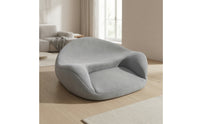Ergonomic Cushion with Backrest Memory Foam Meditation Cushion Supportive Meditation Pillow Contoured for Meditators, Yogis, Mindful Movement Practice