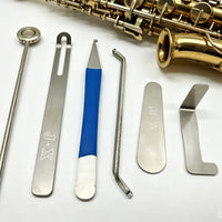 6 Pieces Practical Woodwind Repair Tool Set Easy to Use Saxophone Repair Tool Set for Music Workshop