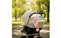 Soft Seahorse Cuddly Sensory Toy with Textured Fabrics Child-Safe for Infants