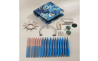 Interchangeable Circular Knitting Set Smooth Craft Tool Travel-Friendly