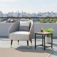 Light Luxury Design Single Sofa Chair High-Density Foam Cushion Single Sofa Armchair Luxurious Comfort Small Apartment Armchair Ergonomic Design for Office
