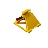 Yellow Railway Buffer Stop Plastic Miniature Buffer Stop Smooth Accessory Colorful for Hobbyists