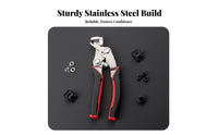 Stainless Steel Car Clip Removal Plier Trim Clip Removal Tool Heavy Duty for Mechanics, DIY Enthusiasts