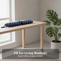 Segmented Spine-Stretching Cushion Caterpillar-Shaped Pilates Spine Cushion Carrying Strap Fitness Equipment Supportive for Exercise, Relaxation