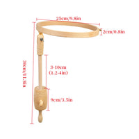 Embroidery Hoop Stand Adjustable Embroidery Hoop Holder Rotatable Cross Stitch Stand for Crafters