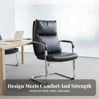 High spine support spine supportrest Cantilever Base Chair Ergonomic Design Office Furniture Modern and appearance Conference Seating Padded Armrests for managerials, video game enthusiasts, Study Room, Reception Area, Gaming Setup