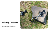 D-Buckle Design Attractive Tent Hook Portable Attractive Carabiner Hanger Easy Installation Outdoor Gear Multi-Purpose for Campers, Hikers, Travelers, Outdoors, Canopy, Home, Cruise Ship