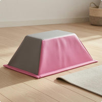 Flat Top Trapezoid Balance Block Wide Base Gymnastics Block Stitched Seams Mind-Body Practice Brick Gray