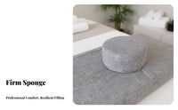High-Density Sponge Filling Eyelash Extension Pillow Ergonomic Design Anti-Collapse Salon Pillow Breathable Linen Material for Estheticians