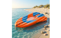 Inflatable Airplane floats Heavy-Duty Water Activity Board Easy to Carry Inflatable Board with Handles for Young Children, Beach, Lake