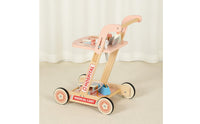 Kids Medical Cart Educational Kids Shopping Push Cart Easy Assembly Children's Toy for Young Children, Infants