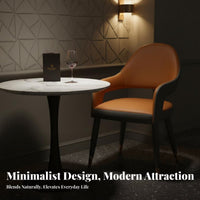 Light Luxury Upholstered Side Chair Modern Design Household Furniture multipurpose Ergonomic Backrest for residents, Restaurant Owners, Interior Designers, Dining Room, Kitchen, Waiting Area, Bedroom