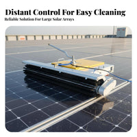 Photovoltaic Module Cleaning Robot Roller Brush Design Photovoltaic Panel Washing Machine Soft Filament S for Maintenance Experts, Rooftops