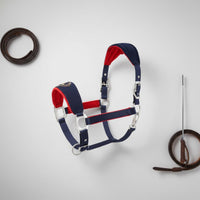 Padded Horse Halter Anti-Chafe Adjustable Horse Headcollar Braided Design Equine Head for Outdoor, Stable, Training