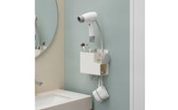 Hair Dryer Holder with Adjustable Arm Universal Hair Dryer Organizer for Bathroom, Vanity