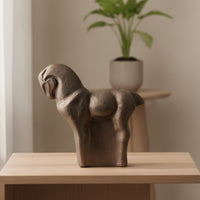 Aluminum Horse Sculpture Decorative Horse Statue Metal Ornament Matte for Home Decorators, Living Room