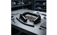 Air Intake Pipe Kit Glossy Black Intake Pipe Kit High Air Delivery for Enthusiasts, Modification