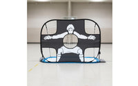 Multi Functional 2 in 1 Ball Target Frame Easy Assembly Kids Soccer Goal Set Lightweight Folding Soccer Goal for Playground, Garden