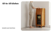 Kitchen Sideboard Modern Design Refreshment Center Cabinet Large Capacity Dining Room Storage Cabinet for Homeowners, Apartment Dwellers, Entryway
