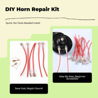 12V horn harness, copper terminal