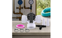 Corrosion-Resistant Three-Way Diverter Valve Threaded 3-Way Diverter Valve Manual Hose Adapter with Hose Clamps Universal for DIYers