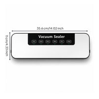 Dry and Wet Foods Vacuum Sealing Machine English Control Panel Countertop Vacuum Sealer
