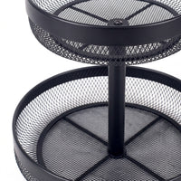 Fruit Bowl for Dining Table with Nordic Geometric Design, Iron Wire Storage Basket for Kitchen Countertop Organisation, Metal Mesh Vegetable Rack
