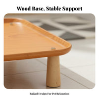 Non-Slip Design Food Bowl Riser Easy to Clean Cat Food Bowl Riser Long-Lasting for Cats, Small Dogs