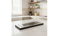 Stainless Steel Beer Spill Tray Commercial Spill Tray with Drain Sleek Polished for Kegerator
