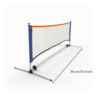 Sports Net with Steel Frame Portable Practice Net with Metal Stand Freestanding for Park, School Field